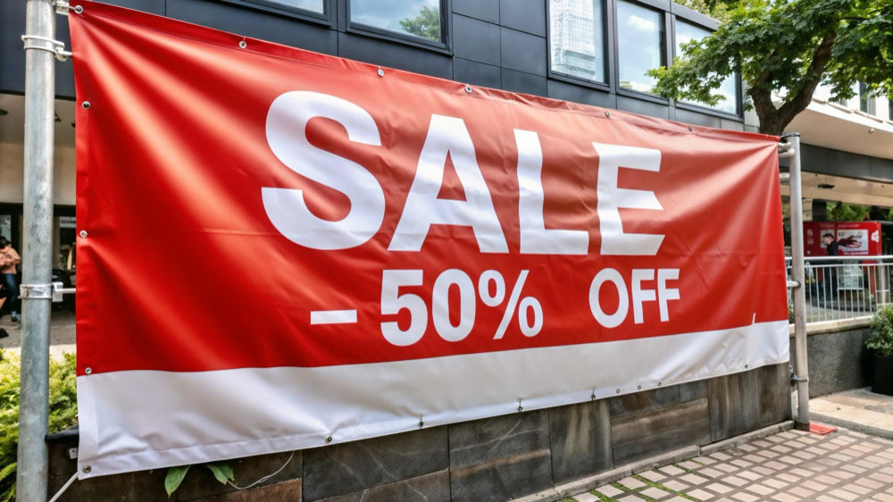 [The Ultimate Signage Guide] Banner Types and Material Comparison: Vinyl vs. Fabric