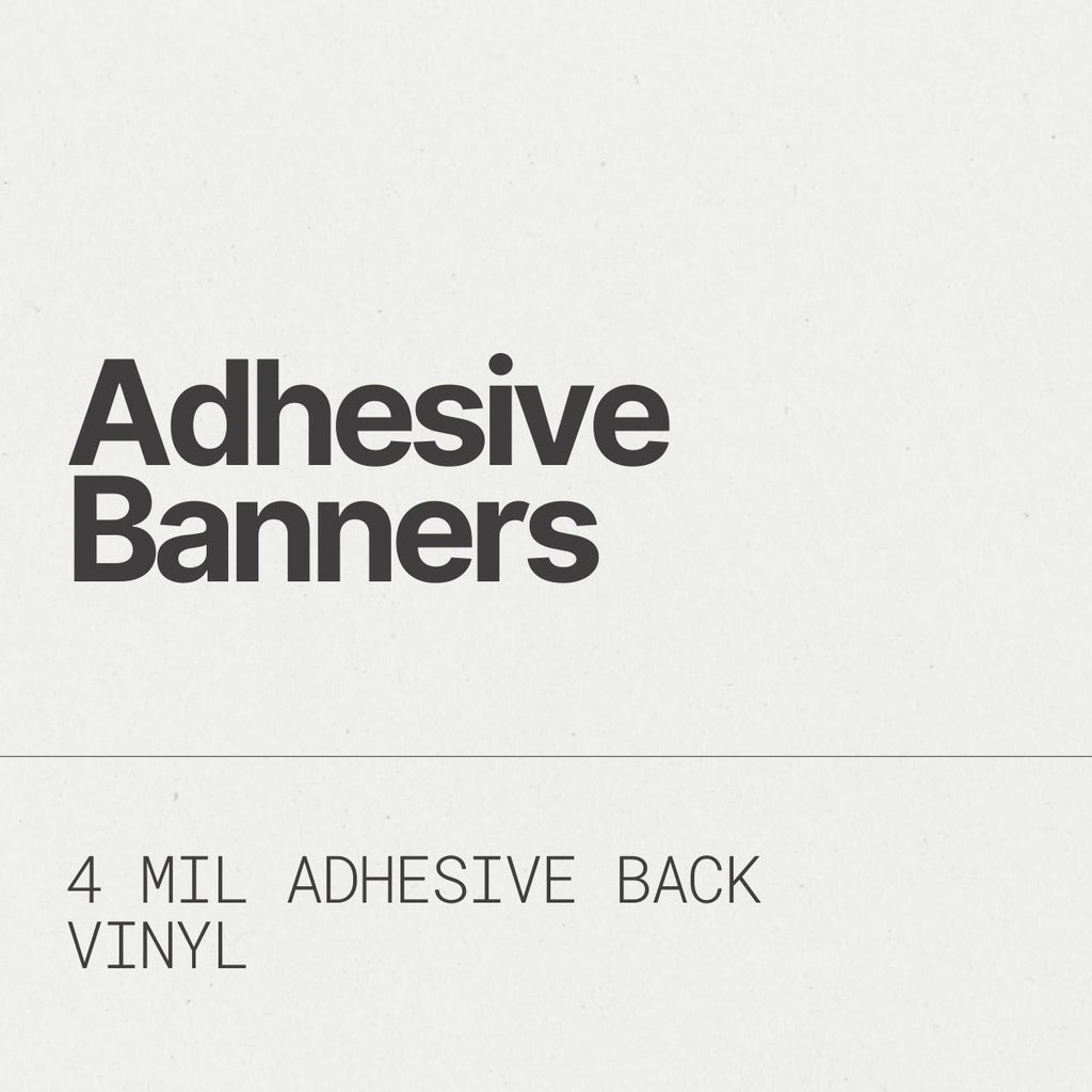 Adhesive Banner